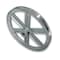 Chicago Die Casting Chicago Die Cast 8 in. D X 1/2 in. D Zinc Single V-Grooved Pulley 800A5 - alternate 3